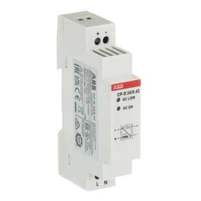 ABB Netzteil CP-D 24/0.42 | 24V DC 0,42A | 10W | DIN-Schiene | AC/DC 100-240V | IP20 | kurzschlussfest