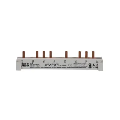 ABB Phasenschiene PS4/8 2CDL240101R1008 | 4-polig | 8 Pins | 10 mm² | 138 mm | Stift | 80A | 690V | grau
