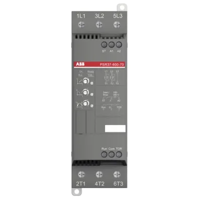ABB Sanftstarter PSR37-600-70 | 1SFA896110R7000 | 208-600V AC | 37A | 18,5kW 400V | kompakt | interne Überbrückung