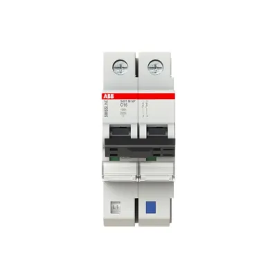 ABB Leitungsschutzschalter S401M-C16NP | 16A | 2-polig (1P+N) | C-Charakteristik | 10kA | 230/400V AC | IP20