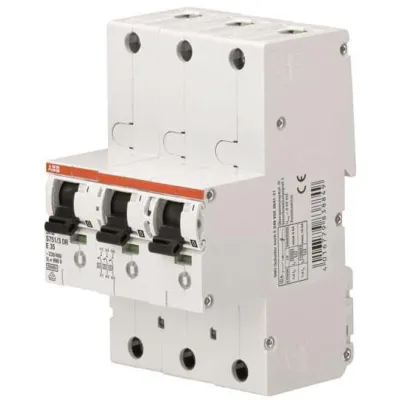 ABB SLS-Schalter S751/3DR-E40 | Hauptleitungsschutzschalter 3-polig 40A | 400V | 25kA | DIN-Schiene | E-Charakteristik