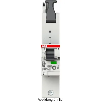ABB SLS-Schalter S751-E50L1 | 1-polig | 50A | 230V | E-Charakteristik | 25kA | IP40 | für Sammelschiene