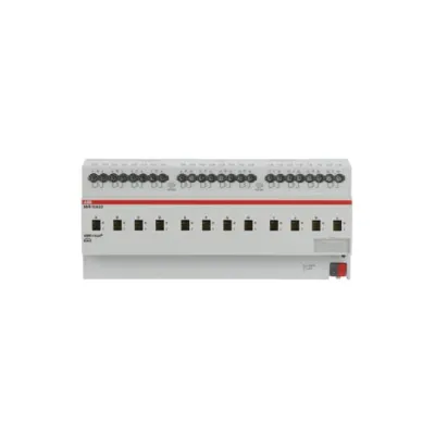 ABB Schaltaktor SA/S12.6.2.2 2CDG110256R0011 | KNX REG | 12fach | 6A | potenzialfrei | manuelle Bedienung | LED-Anzeige