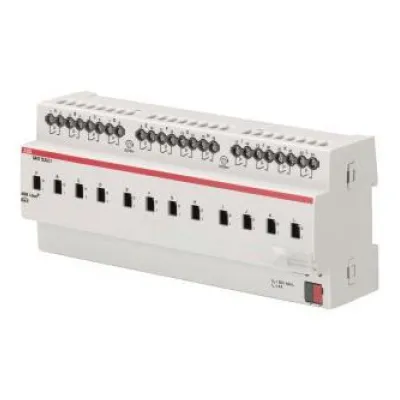 ABB Schaltaktor SA/S12.6.2.1 | KNX REG | 12-fach 6A | potenzialfrei | manuell | LED-Anzeige | IP20