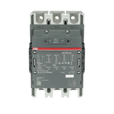 ABB Leistungsschütz AF305-30-22-13 | 160kW | 3-polig | 100-250V AC/DC | 3NO/2NC | Schraubanschluss