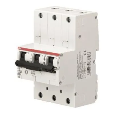 ABB SLS-Schalter S753DR-E63 | Hauptleitungsschutzschalter 3-polig 63A 400V | 25kA | DIN-Schiene | IP20 | Dresden