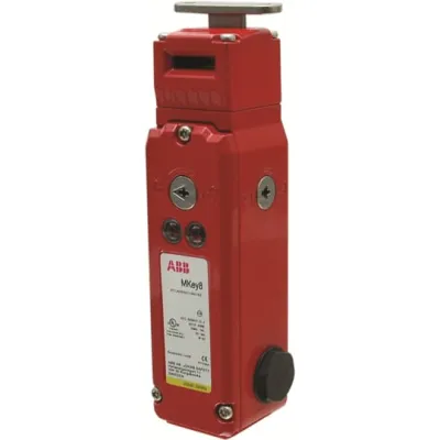 ABB Sicherheitsschalter MKey8 2TLA050011R0132 | 24V DC | 2Ö/4S | Metallgehäuse | 3000N | IP67 | Statusanzeige
