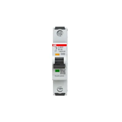 ABB Sicherungsautomat S301P-B10 | Leitungsschutzschalter 1-polig B-Charakteristik 10A 240V | 25kA | Hutschiene | IP20