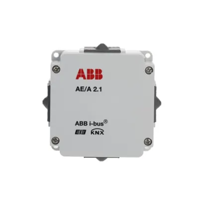 ABB Analogeingang AE/A 2.1 KNX 2-fach | Aufputz | IP54 | LED-Anzeige | Spannung & Strom
