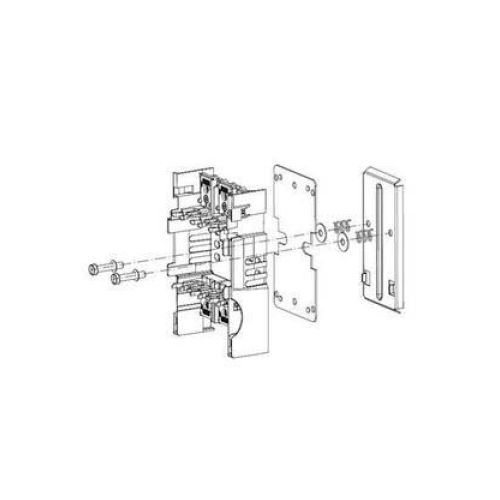 Bild: ABB Stotz Aufschnappkit f.2x-DIN-Schiene DR-XLP00-2R