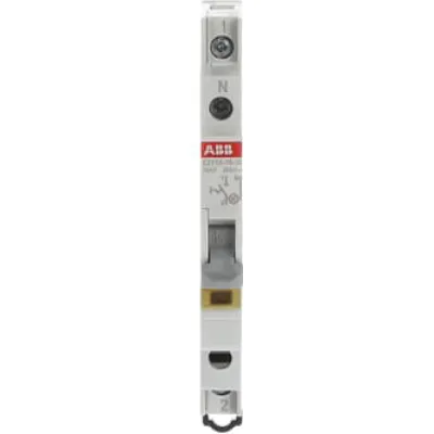 ABB Ausschalter E211X-16-10 | 1-polig | 16A | 250V AC | LED Signallampe gelb | REG | IP20 | Schalter für Reiheneinbau