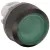 Bild: ABB Drucktaster MP1-11G | beleuchtet | 22 mm rund | flach | 1-polig tastend | Frontbefestigung | Kunststoff | schwarz