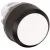 Bild: ABB Drucktaster MP1-10W 1SFA611100R1005 | Weiß | 22mm rund | IP66 | flach | Kunststoff Frontring schwarz | tastend
