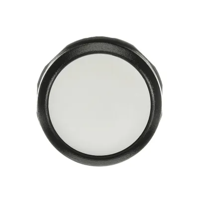 ABB Drucktaster MP1-10W 1SFA611100R1005 | Weiß | 22mm rund | IP66 | flach | Kunststoff Frontring schwarz | tastend