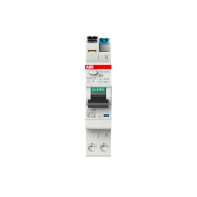 ABB FI/LS-Schalter DSX301C B6 A30 | 1-polig+N | Typ A | B-Charakteristik | 6A | 30mA | 6kA | IP2X | 230V