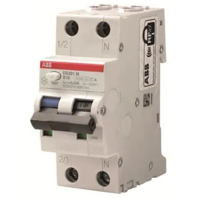 ABB FI/LS-Schalter DS201MA-B10/0,03 | 1P+N | Typ A | 10A | 30mA | B-Charakteristik | 10kA | 230V | 2CSR275180R1105
