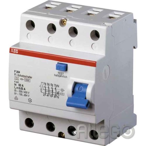 Bild: ABB Stotz FI-Schutzschalter pro M Compact F 204A-63/0,3