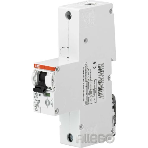 Bild: ABB Stotz Haupleitungsschutzschalter 35A E 25kA 1 S751DR-E35