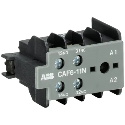 ABB Hilfsschalterblock CAF6-11N | 1 Schließer 1 Öffner | Frontbefestigung | Schraubanschluss | für B/BC6, B/BC7