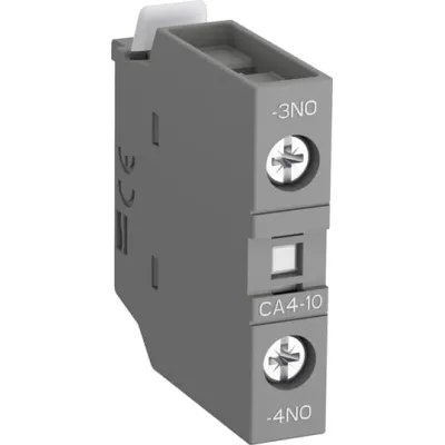 ABB Hilfsschalterblock CA4-10 1SBN010110R1010 | 1-polig | Frontbefestigung | 4A AC-15 230V | Schraubanschluss | Grau