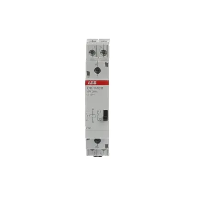 ABB Installationsrelais E297-16-11/230 | 16A | 1 Schließer 1 Öffner | 230V AC | leise | DIN-Schiene | 1 TE