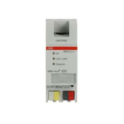 ABB IP-Router IPR/S3.1.1 2CDG110175R0011 | KNX Schnittstelle | Tunneling & Routing | REG | 2TE | PoE | grau