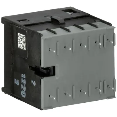 ABB Leistungsschütz B6-30-10-P-80 | 5,5kW | 3 Schließer | 1 Hilfskontakt | 220-240V AC | Kompaktkontaktor | Weiß
