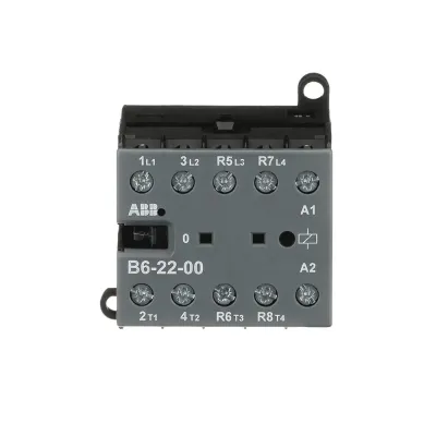ABB Leistungsschütz B6-22-00-42AC | 4kW | 2 Schließer 2 Öffner | 42V AC | Schraubanschluss | 220–690V | 20A | Kompakt