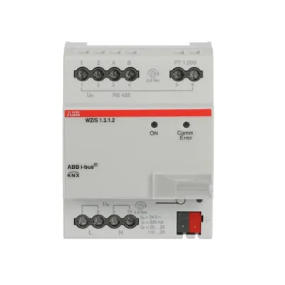 ABB Wetterzentrale REG WZ/S1.3.1.2 | KNX i-bus | Wettersensor | Helligkeit | Regen | Wind | Temperatur | grau