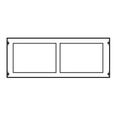 Striebel&John Abdeckung AG321 2CPX062971R9999 | Verteilerfeld | 750x300mm | Kunststoff | IP2XC | grau
