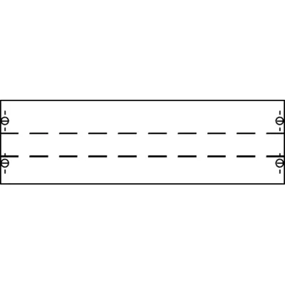 STRIEBEL & JOHN Verteilerbaugruppe MBK206K | 24 Plätze | 500x150x120 mm | 850A | RAL 7035