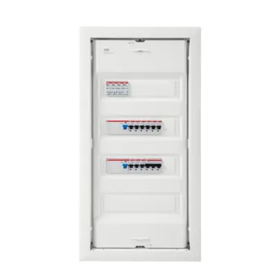 Striebel&John Stromkreisverteiler UKB4DOK10D | 2x FI 40/0,03 | 9x LS B16A | Typ 2 Überspannungsschutz | Aufputz | VDE
