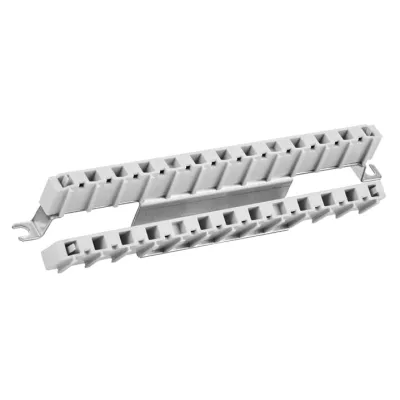 Striebel & John Tandem-Quick-Steckträger ZK14T | N/PE Verteilerfeld | 35x245x48mm | Kunststoff | werkzeuglos