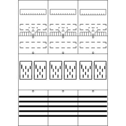 ABB Stotz-Kontakt Striebel & John Zählerfeld BF37C6 7RE 6Z VV m.BKE-I