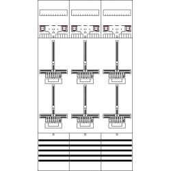 ABB Stotz-Kontakt Striebel & John Zählerfeld DF39Q6 9RE 6Z VV.m.ZK.