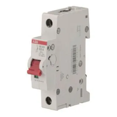 ABB Lasttrennschalter SD201/63 | Ausschalter 1-polig 63A 253V | Zwangstrennung | REG | 1TE | IP20 | grau