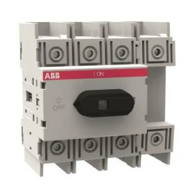 ABB Lasttrennschalter OT125M4 | 1SCA022429R9220 | 125A | 4-polig | Einbaugerät | IP20 | Verteilereinbau | schwarz