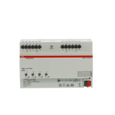ABB LED-Dimmer Dimmaktor UD/S4.315.2.1 KNX | 4x 315W | REG 8TE | Universal für LED, Halogen, Retrofit | 230V | IP20