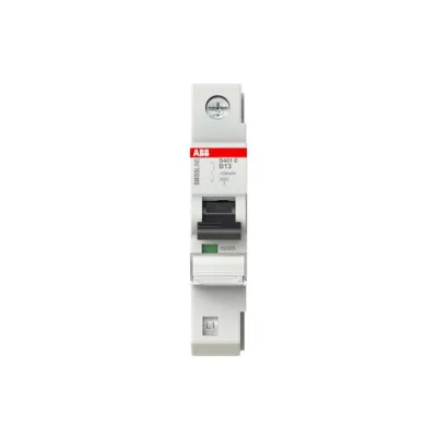 ABB Leitungsschutzschalter S401E-B13 | 13A | 1-polig | B-Charakteristik | 230V AC | 6kA | steckbar | IP20 | Smissline