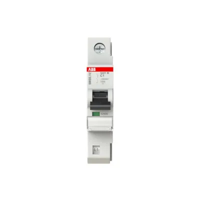 ABB Leitungsschutzschalter S401M-C1 | 1-polig | C-Charakteristik | 1A | 230V | 10kA | Smissline | IP20 | AC