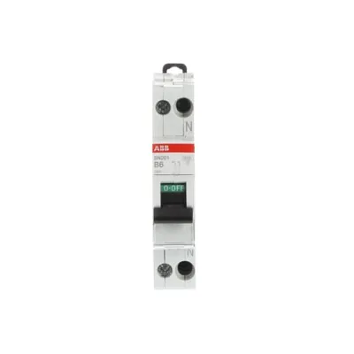 ABB Leitungsschutzschalter SN201-B6 2CSS255101R0065 | B-Charakteristik | 6A | 1-polig+N | 230V | 6kA | IP20 | 1TE