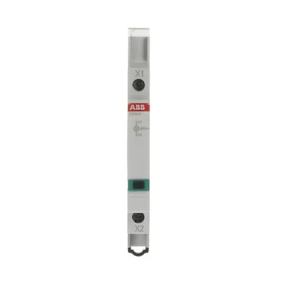 ABB Leuchtmelder E219-D 2CCA703402R0001 | LED-Anzeigenlampe | 115-250V AC/DC | 0,47W | grün | 0,5 TE | 68mm Einbautiefe
