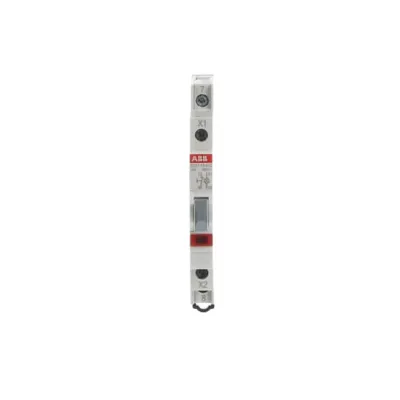 ABB Leuchttaster E217-16-01C | 2CCA703251R0001 | Einbau-Taster LED | 16A 250V AC/DC | 1 Öffner | rot | 0,5TE