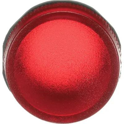 ABB Meldeleuchte ML1-100R | Signalvorsatz rot | rund | Front hoch | Ø22mm | Kunststoff | IP66