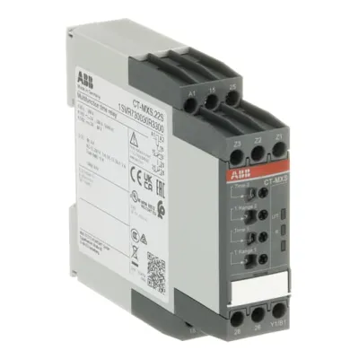 ABB Zeitrelais CT-MXS.22S 1SVR730030R3300 | Multifunktion | 2 Wechsler | 24-240V AC/DC | 0,05s-300h | Hutschiene
