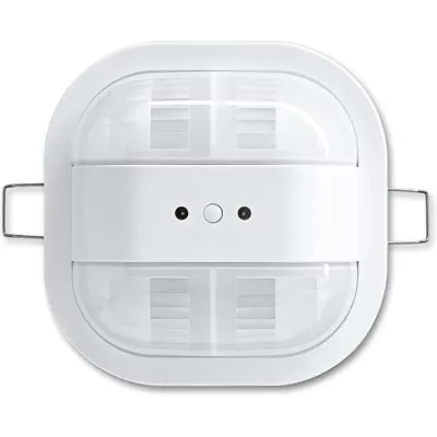 Busch-Jaeger Präsenzmelder KNX Aufputz 6131/50-24-500 | 30m Erfassungsbereich | 2-Kanal | studioweiß matt | Kunststoff