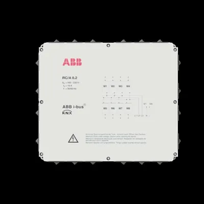 ABB Raum-Controller Grundgerät RC/A8.2 2CDG110106R0011 | KNX | 8 Module | Aufputz | IP54 | Busankopplung | Handbedienung