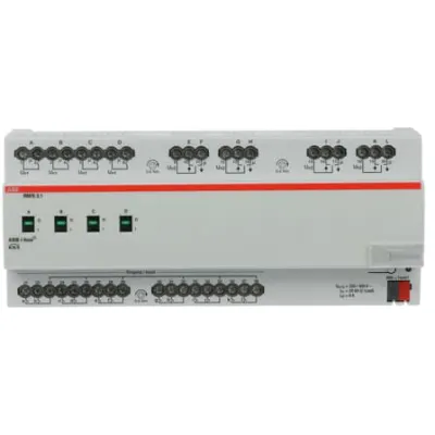 ABB Raum Master KNX REG RM/S3.1 | 12 Eingänge | 8 Ausgänge | 12TE | IP20 | I/O Gerät für Hotel und Apartment