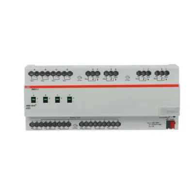 ABB Raum Master KNX REG RM/S3.1 | 12 Eingänge | 8 Ausgänge | 12TE | IP20 | I/O Gerät für Hotel und Apartment