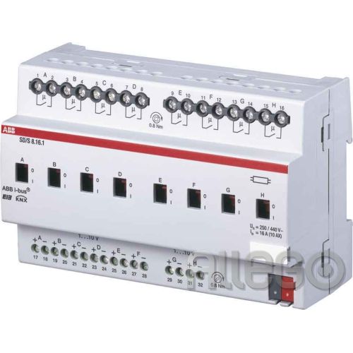 Bild: ABB Stotz Schalt/Dimmaktor 8-fach, 16A, REG SD/S 8.16.1